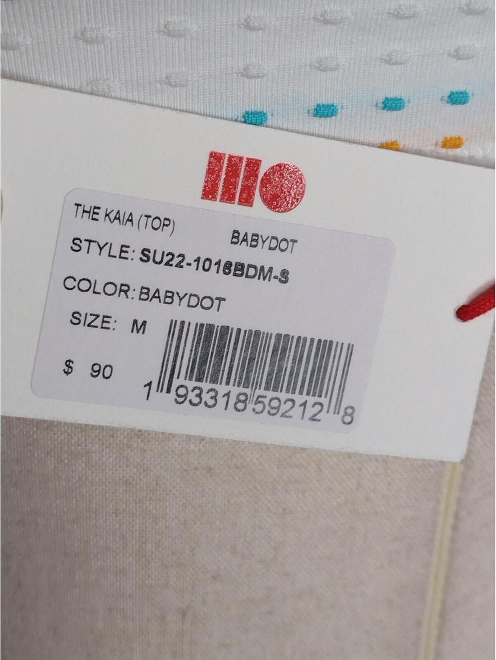 NWT Solid & Striped Women's White Babydot/The Kaia Two Piece Bikini Size Medium - Picture 10 of 14